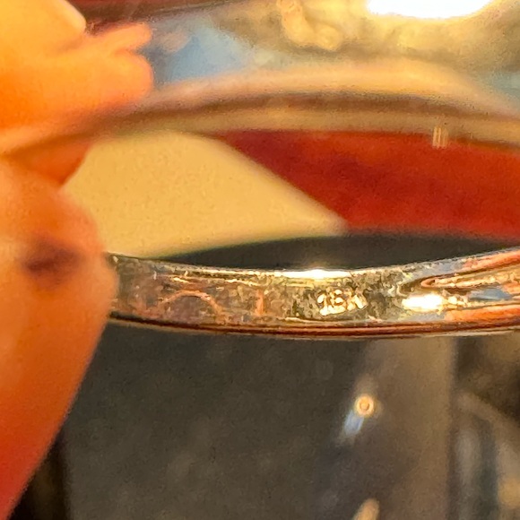 STUNNING 18KT WG RUBELITE & DIAMOND RING - Picture 5 of 7